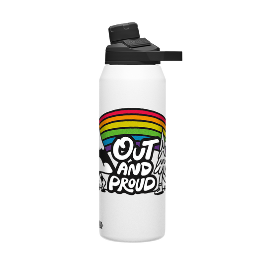 chute-mag-32-oz-water-bottle-insulated-stainless-steel-plus-cleanup-kit-pride-collection-limited-edition-o0 xhvxlhasbo